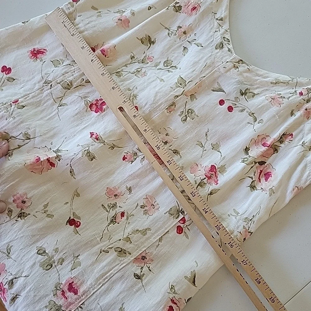 Cut Loose Midi‎ Dress Medium Sleeveless Beachy Boho Cottagecore Feminine Summer
